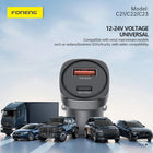 FONENG 30W Dual-Port USB-C & USB-A Zinc Alloy Car Charger