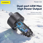 FONENG C26 45W Dual-Port Metal Fast Car Charger