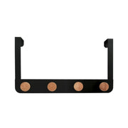 Bamboo 4-Hook Over-the-Door Rack