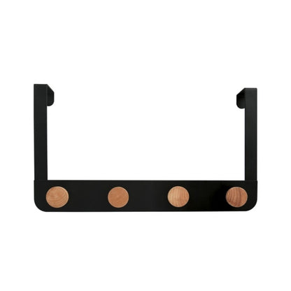 Bamboo 4-Hook Over-the-Door Rack