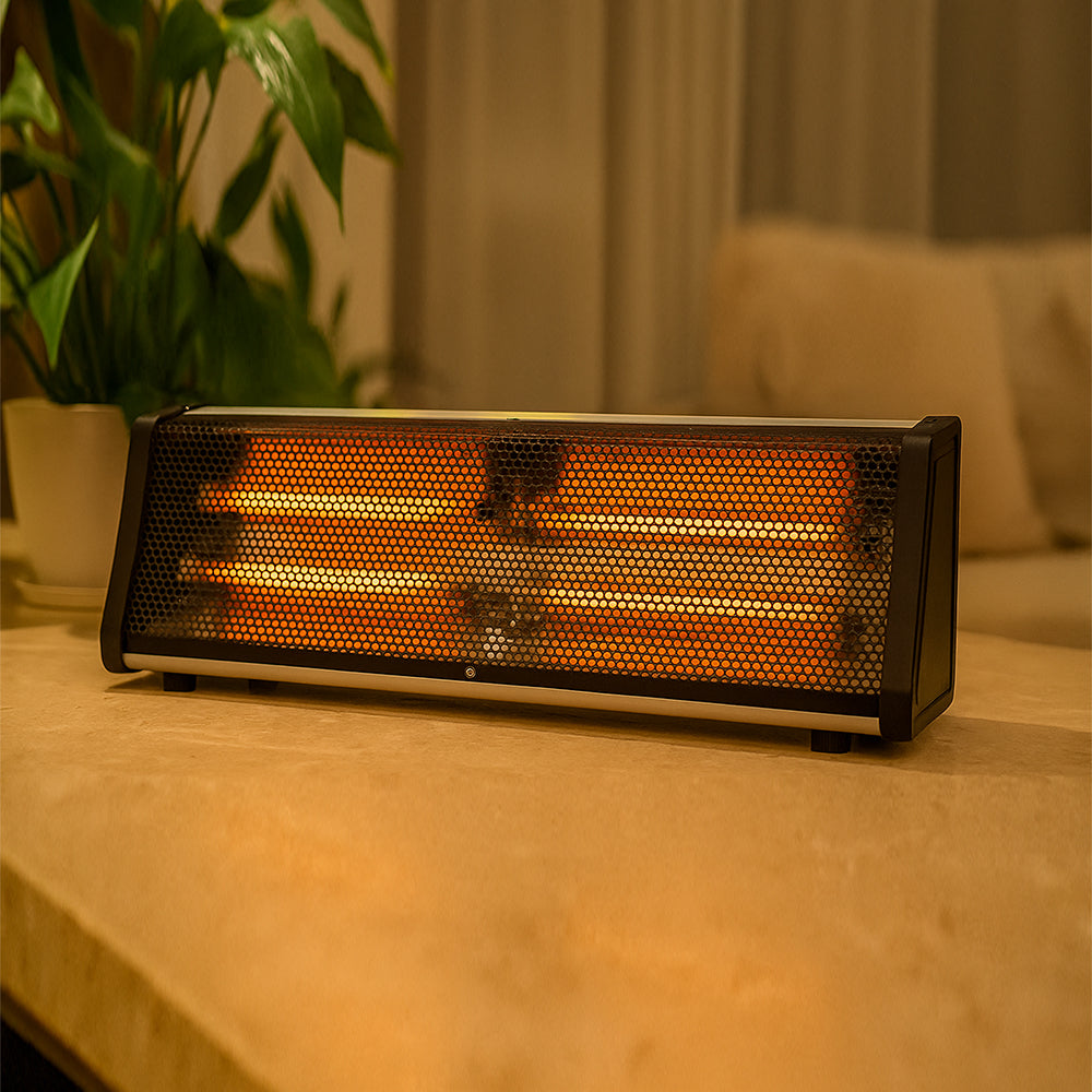 Condere 4 Bar Household Electric Quartz Heater - 1600W