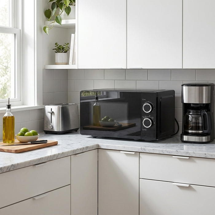 Ecco 20L Microwave Oven 700W – Black/White