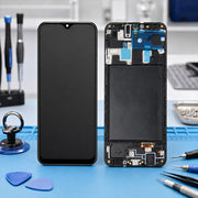 Premium OLED Screen with Frame for Samsung Galaxy A20