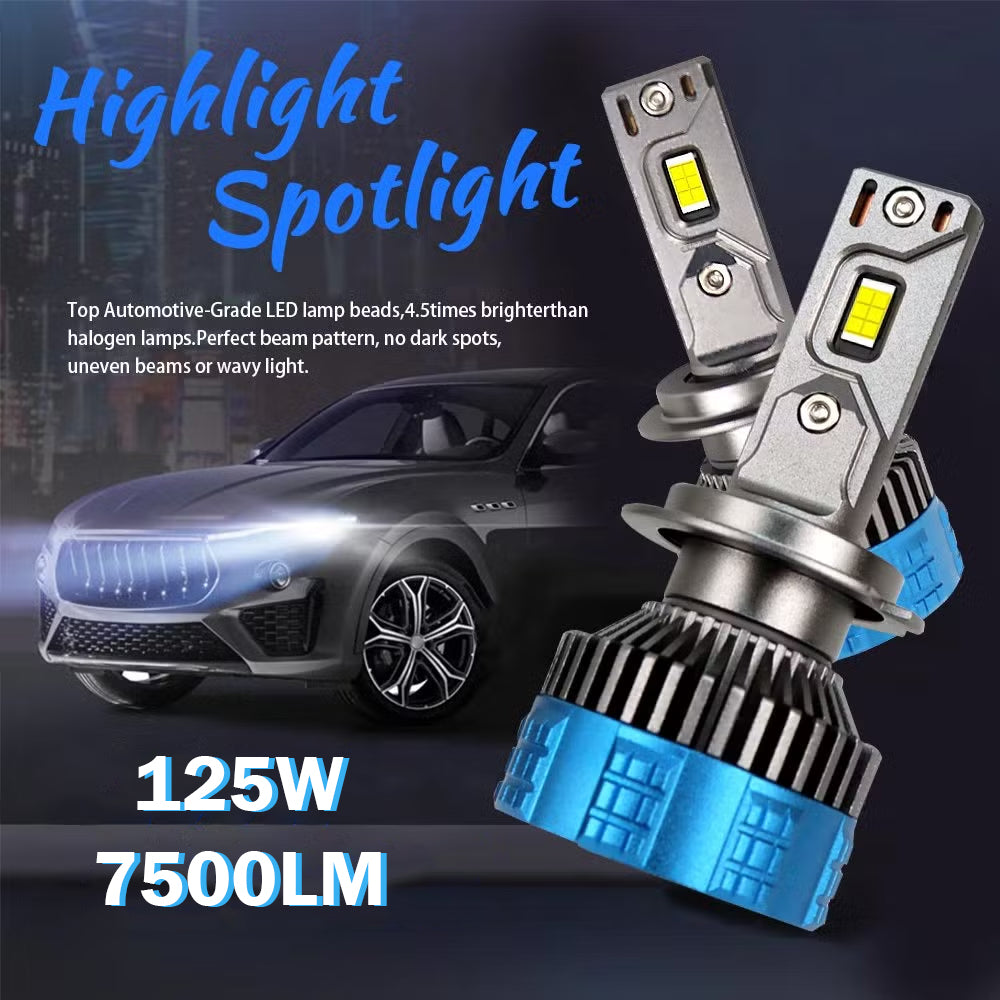 iStar 250W 7500LM LED Headlight Bulb – Universal Fit (H4 / H7 / H11 / 9005 etc.)
