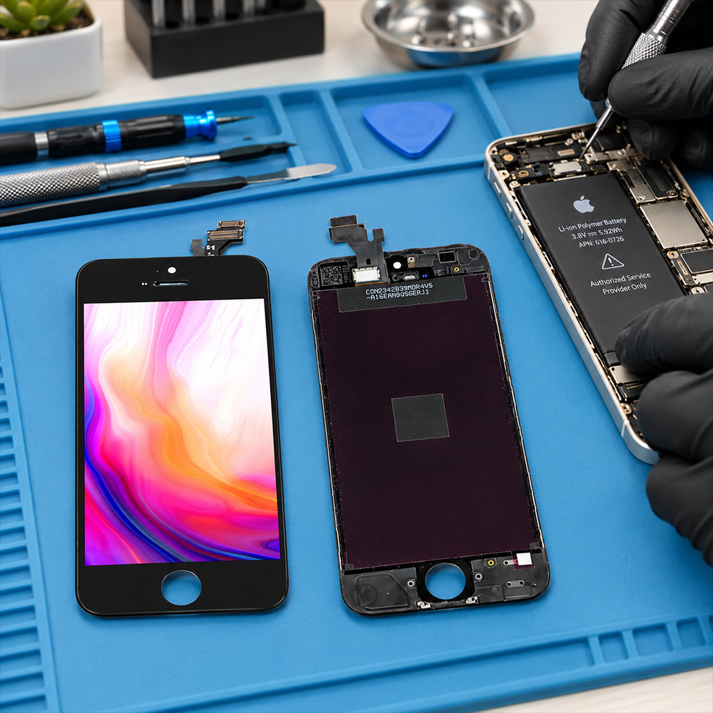 Replacement LCD Screen & Digitizer for iPhone 5s - Black & White