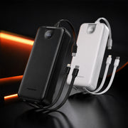 FONENG 20000mAh 22.5W Fast Charging Power Bank with 3 Built-In Cables