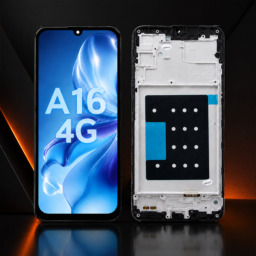 Original Screen & Digitizer with Frame for Samsung Galaxy A16 4G