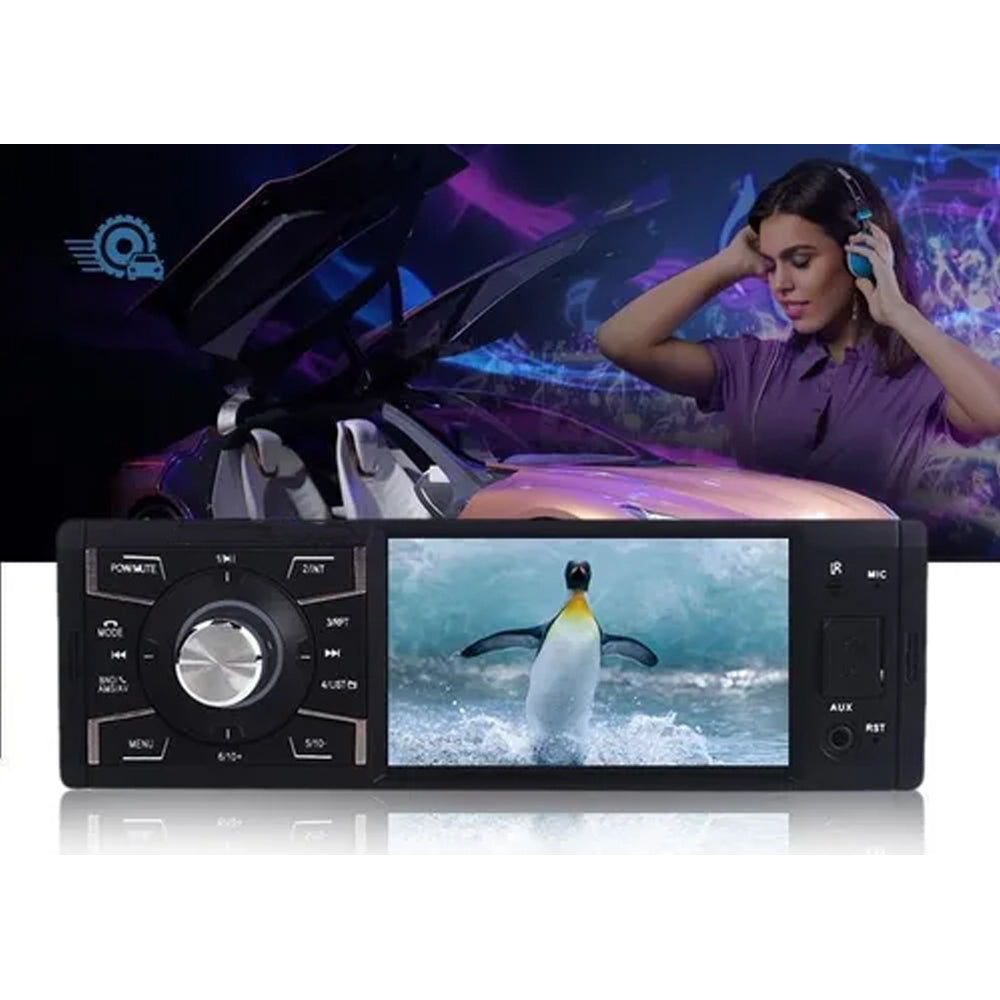 4" TFT Car Stereo with Bluetooth, USB, FM & AUX (Single-DIN)