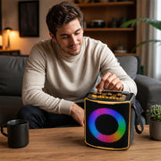 Solar Rechargeable Bluetooth Speaker with RGB Light & FM Radio