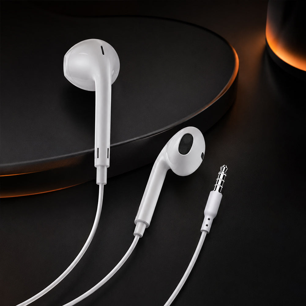 FONENG T34 3D Music Half In-Ear Wired Earphones with Microphone