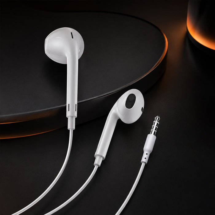 FONENG T34 3D Music Half In-Ear Wired Earphones with Microphone
