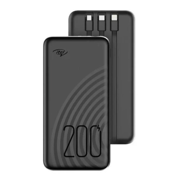 itel Star 200 High-Capacity Power Bank – 20,000mAh Dual USB Fast Charge