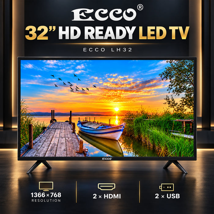 ECCO 32-Inch HD Ready LED TV LH32