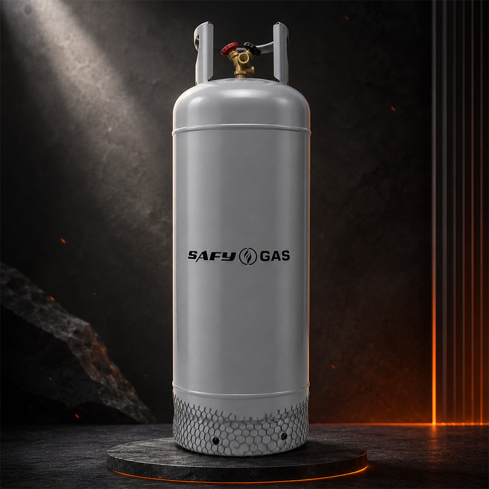 SAFY 48kg Double Valve LPG Gas Cylinder Empty