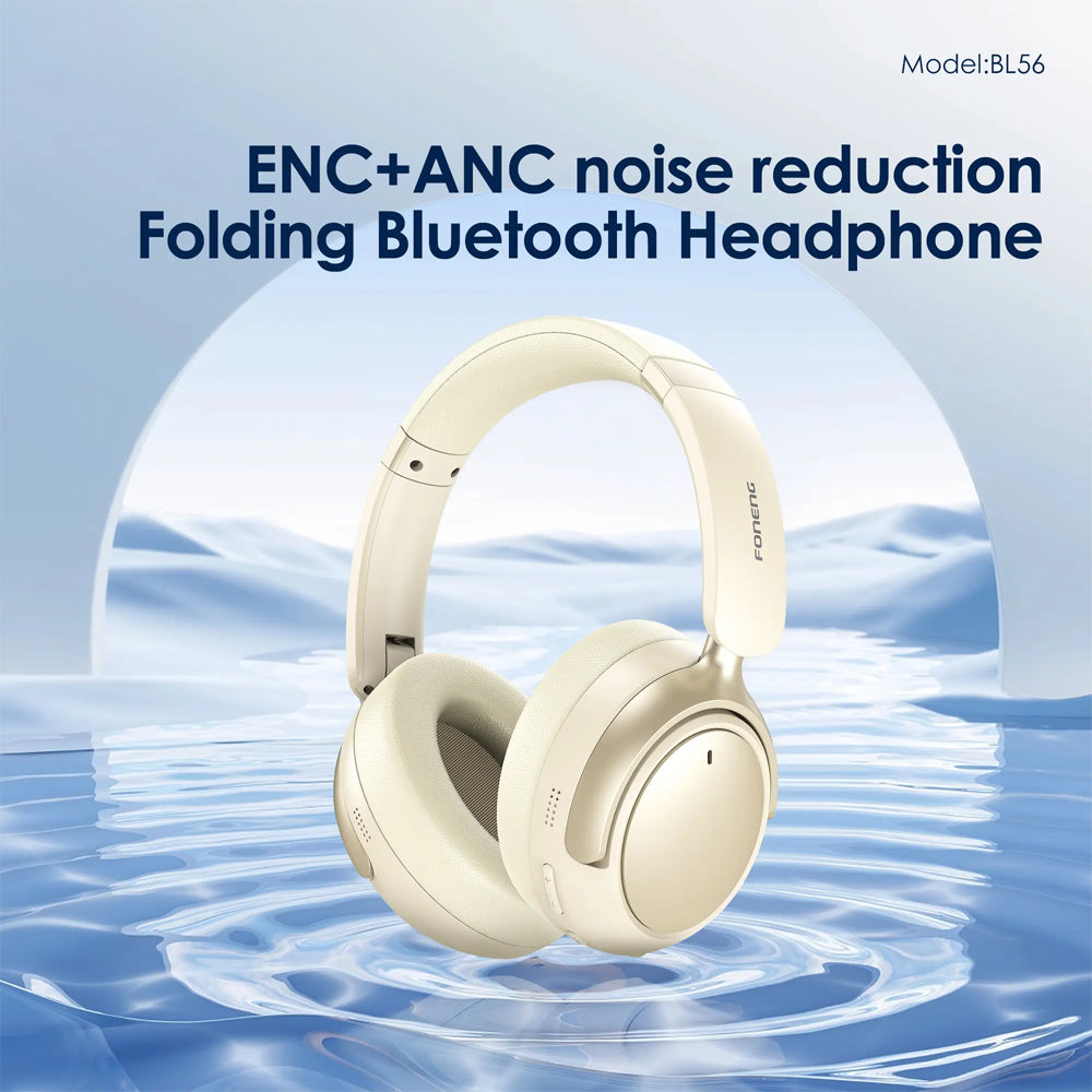 FONENG BL56 ANC & ENC Foldable Bluetooth Wireless Headphones