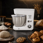 AUCMA Stand Mixer with Stainless Steel Bowl - 500W