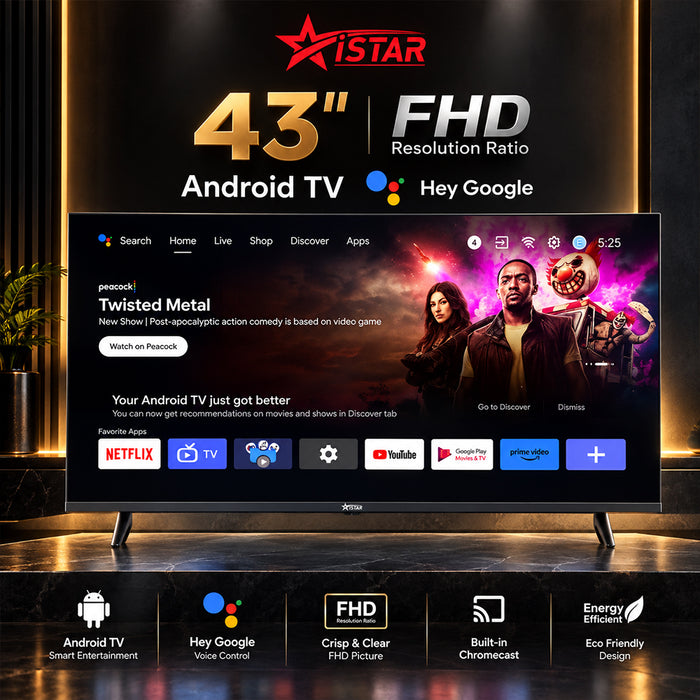 iStar 43-Inch Full HD Google Android Smart TV