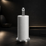 Stainless Steel Countertop Paper Towel Holder with Round Base