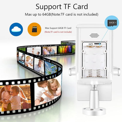 1080P Outdoor Solar-Powered PTZ Security Camera with Smart App Control