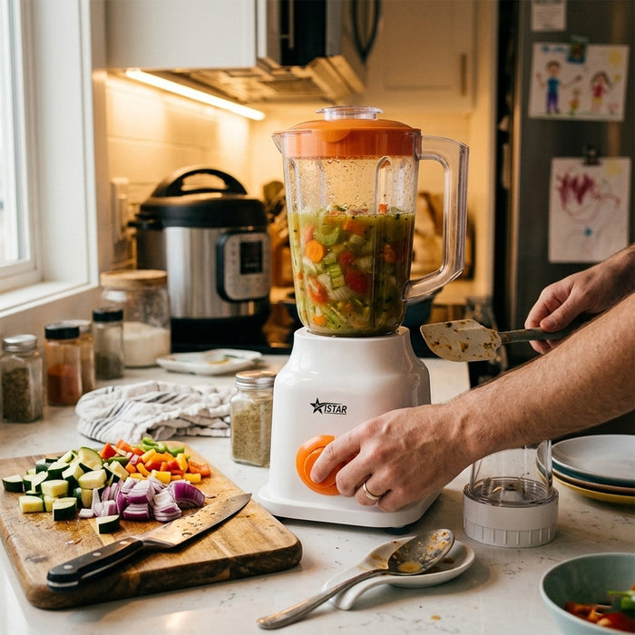 iStar 1.5L Multi-Speed Kitchen Blender – 350W Juicer, Mixer & Grinder