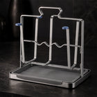 Stainless Steel Cup Drying Rack with Drip Tray for Kitchen Counter