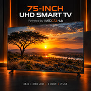 ECCO 4K UHD webOS Hub Smart TV - 75 Inch
