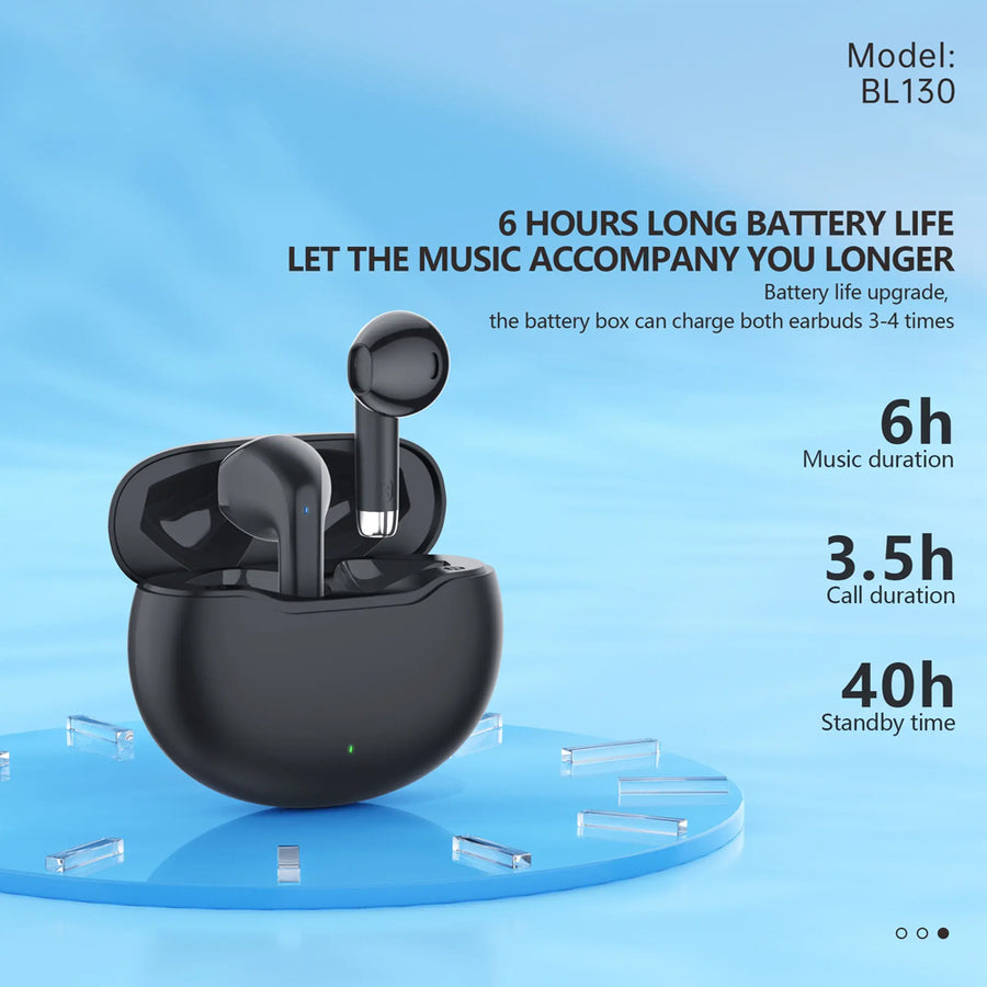 FONENG BL130 Semi-In-Ear TWS Bluetooth Wireless Earbuds