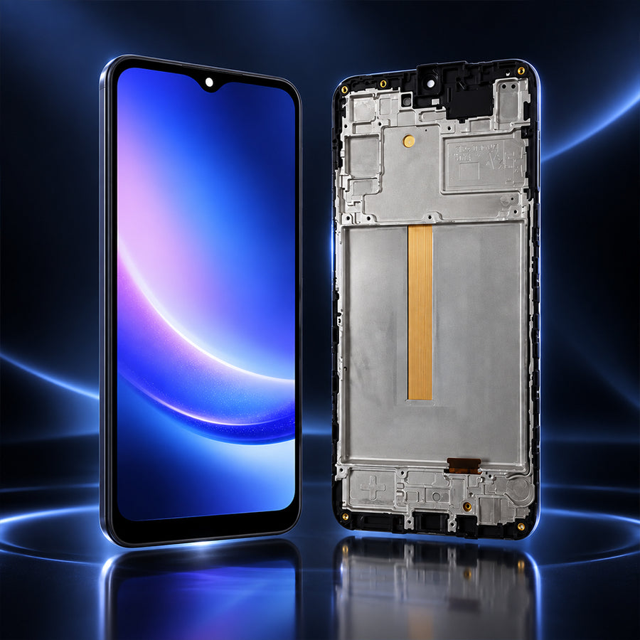 Standard LCD Screen with Frame for Samsung Galaxy A25 5G