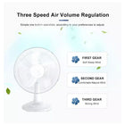 ISTAR 16" Solar Rechargeable Table Fan