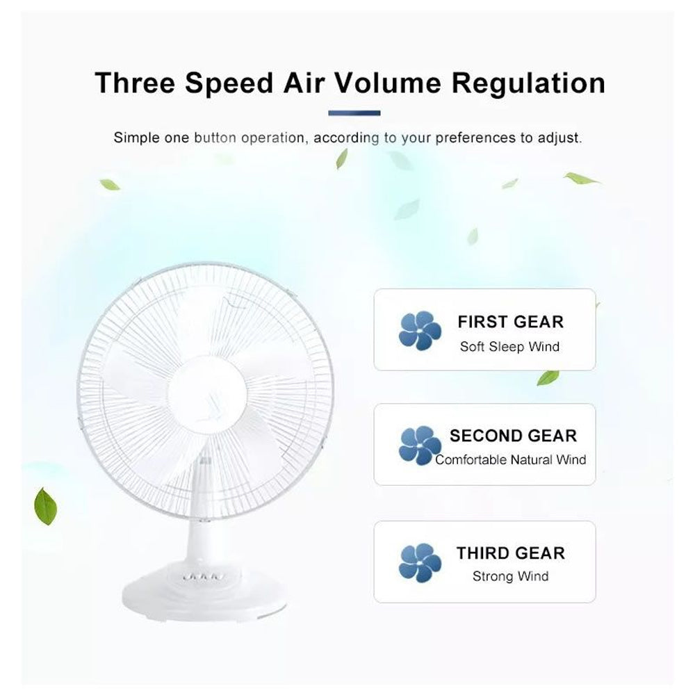 ISTAR 16" Solar Rechargeable Table Fan