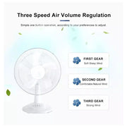 ISTAR 16" Solar Rechargeable Table Fan