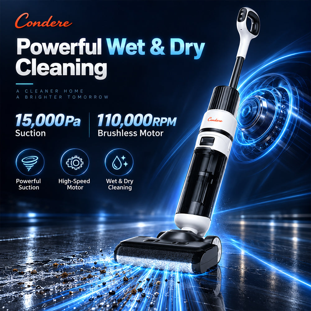 Condere Cordless Wet & Dry Vacuum Cleaner - 200W