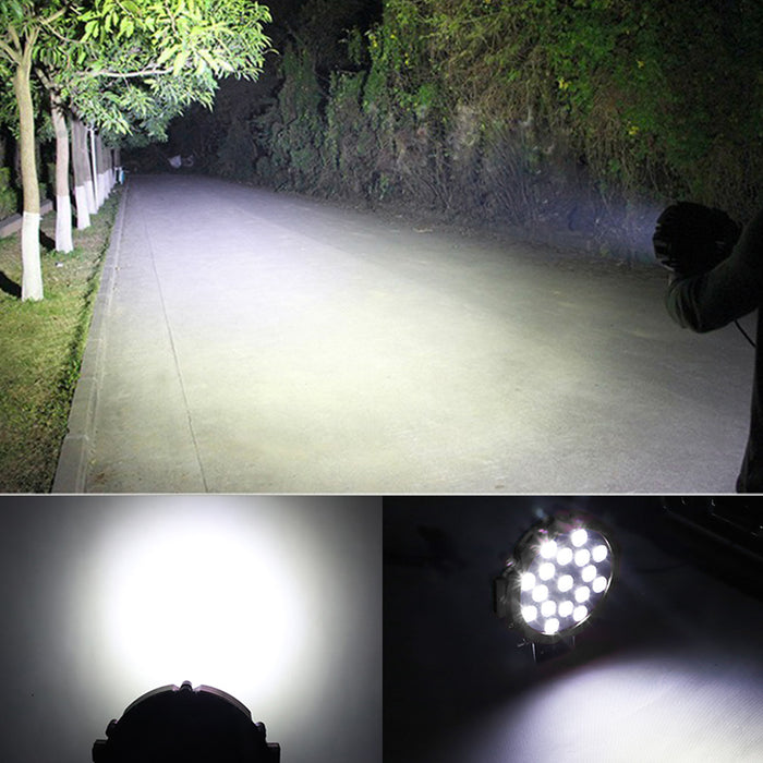 iStar 51W LED Spotlight – Black (Set of 2)