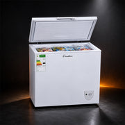Condere 227L Chest Freezer with Top-Opening Lid - White