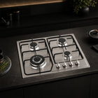 XMY RH-5006 4-Burner Built-In Gas Hob – LPG Stainless Steel