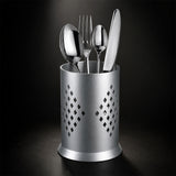 Aluminium Cutlery Holder with Drain Holes for Spoons, Forks & Knives