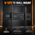 V-120 Heavy-Duty Full Motion TV Wall Mount - 42 to 120 Inch
