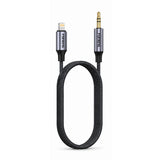FONENG Metal AUX Audio Cable – 3.5mm / Type-C / Lightning