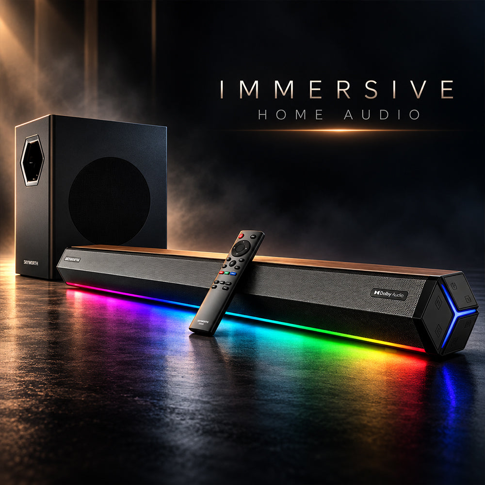 Skyworth 630W 3.1-Channel Soundbar with Wireless Subwoofer