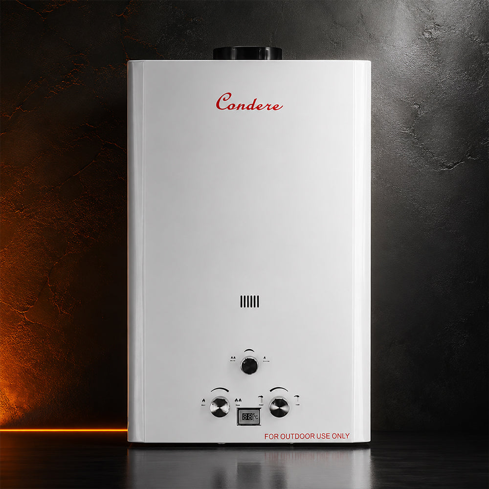 Condere 10L LPG Tankless Gas Water Heater & Gas Geyser