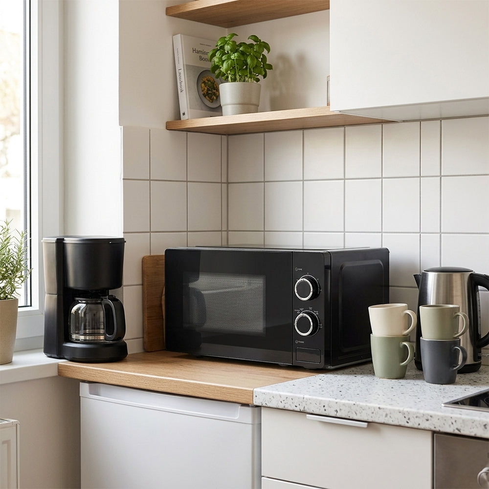 Ecco 20L Microwave Oven 700W – Black/White
