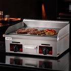 Aruif Commercial Flat Top Gas Griddle with Dual Controls