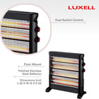 Luxell 4-Bar 2000W Quartz Radiant Heater