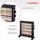 Luxell 4-Bar 2000W Quartz Radiant Heater
