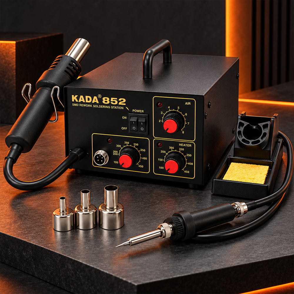 KADA 2-in-1 Hot Air and Soldering Iron Rework Station