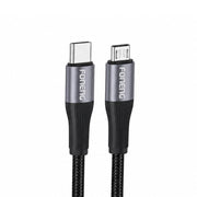FONENG X112 1m Metal Head Braided Charging Cable