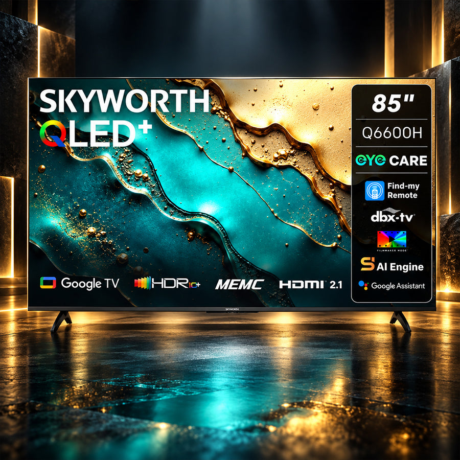 Skyworth 85-Inch QLED+ 4K UHD Google Smart TV