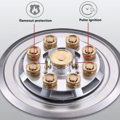 Gas Stove 2 Burner – Stainless Steel with Timer