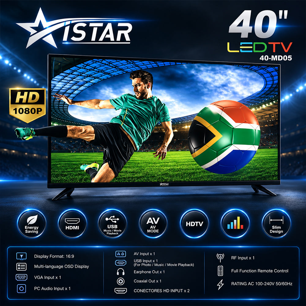 iStar 40-Inch 1080P LED TV with HDMI & USB