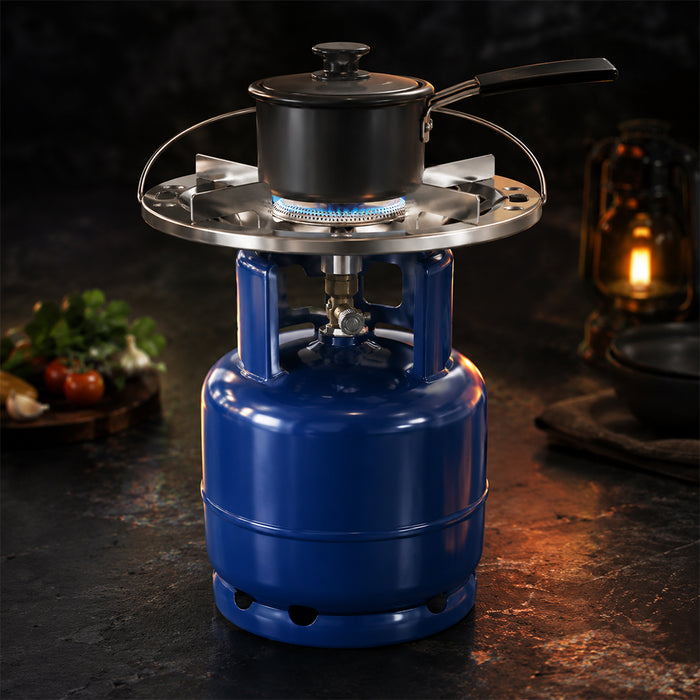 3kg Gas Cylinder with Single-Burner Cooker Top